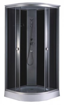 Душевая кабина DANA-711 black/80*80/